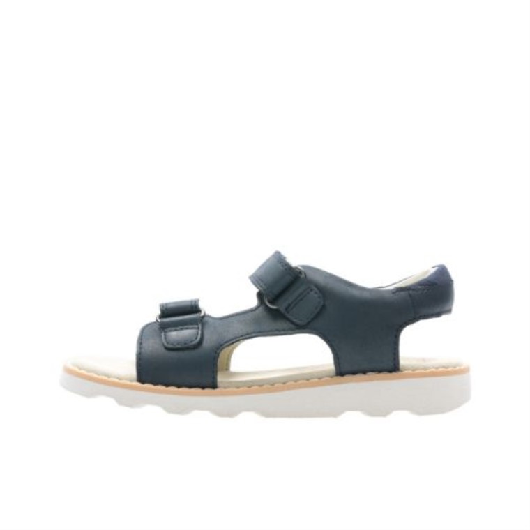 Corona Raíz Jnr G Ajuste Clarks Azul Marino Cuero