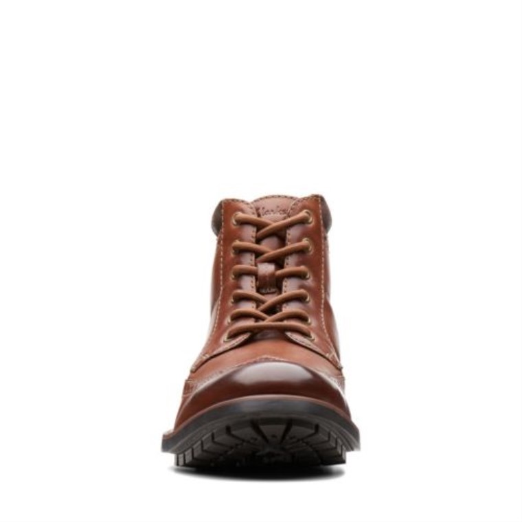 Curington Rise Clarks Bronceado Cuero