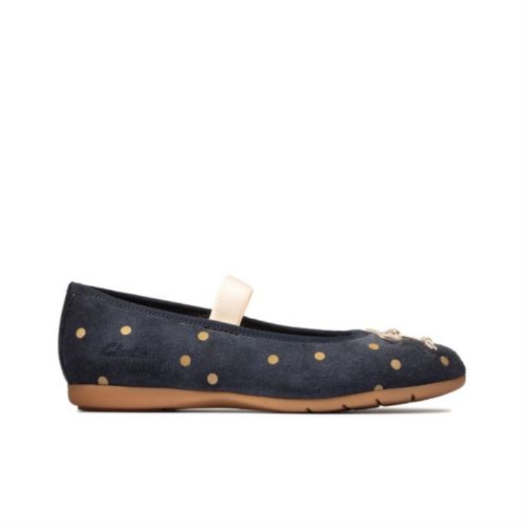 Lazo De Baile Inf F Fit Clarks Ante Azul Marino