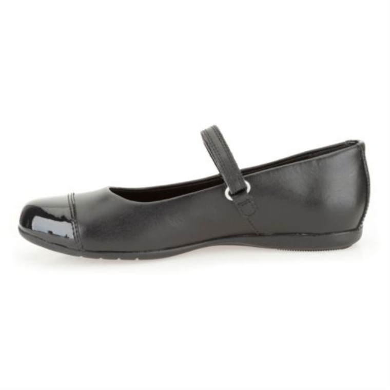 Paso De Baile Jnr G Fit Clarks Cuero Negro