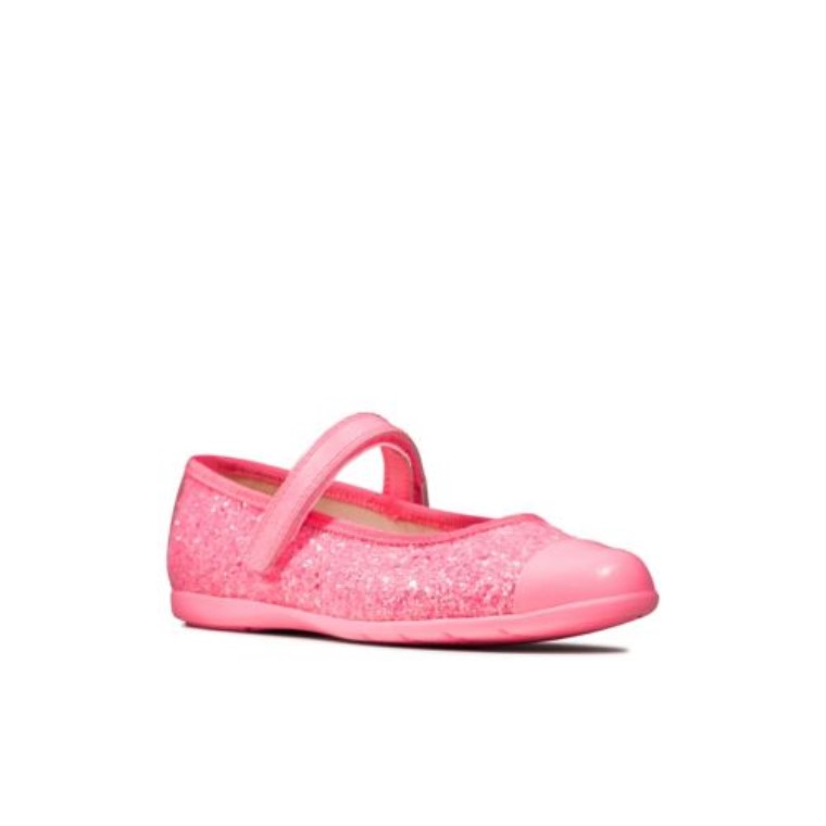 Dance Tap Inf F Fit Clarks Rosa Sintético