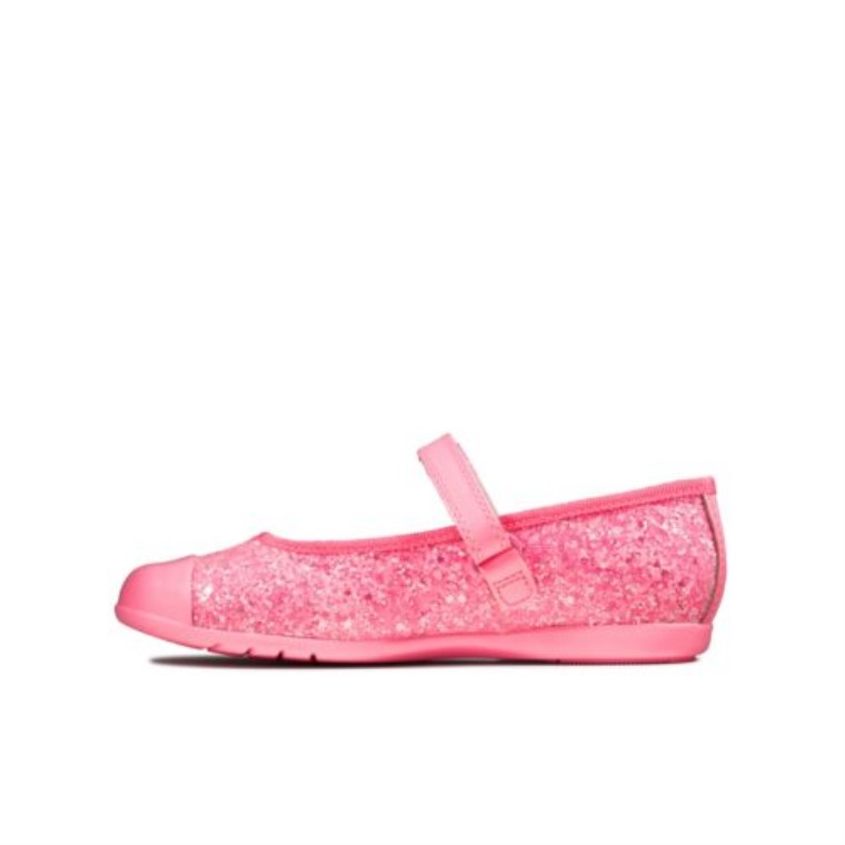 Dance Tap Inf F Fit Clarks Rosa Sintético