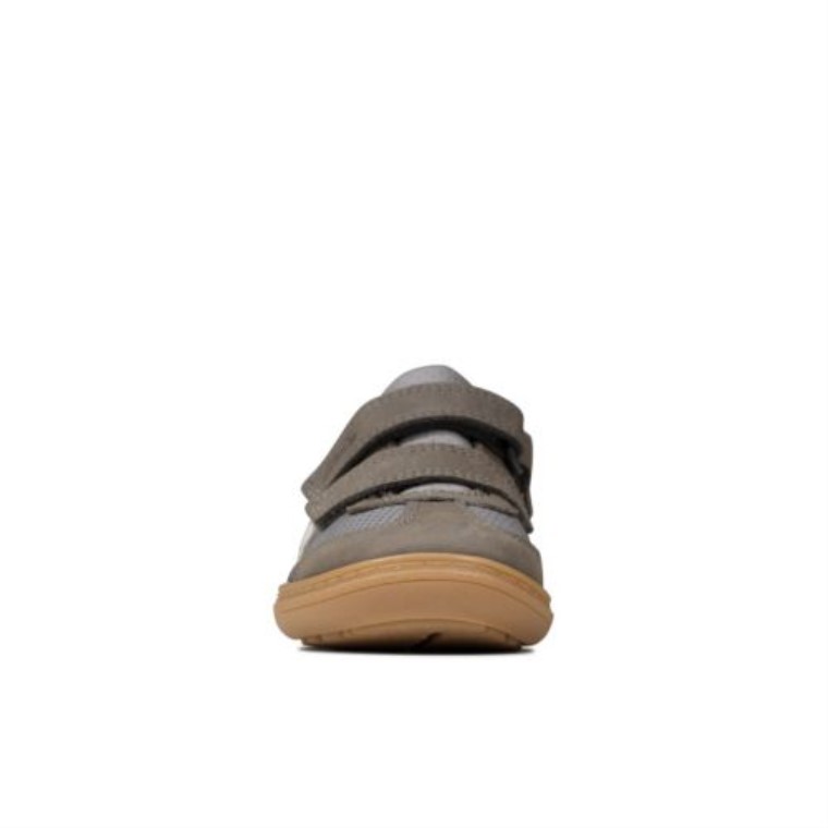 Cuero Gris Oscuro Clarks Flash Metra Fst G Fit