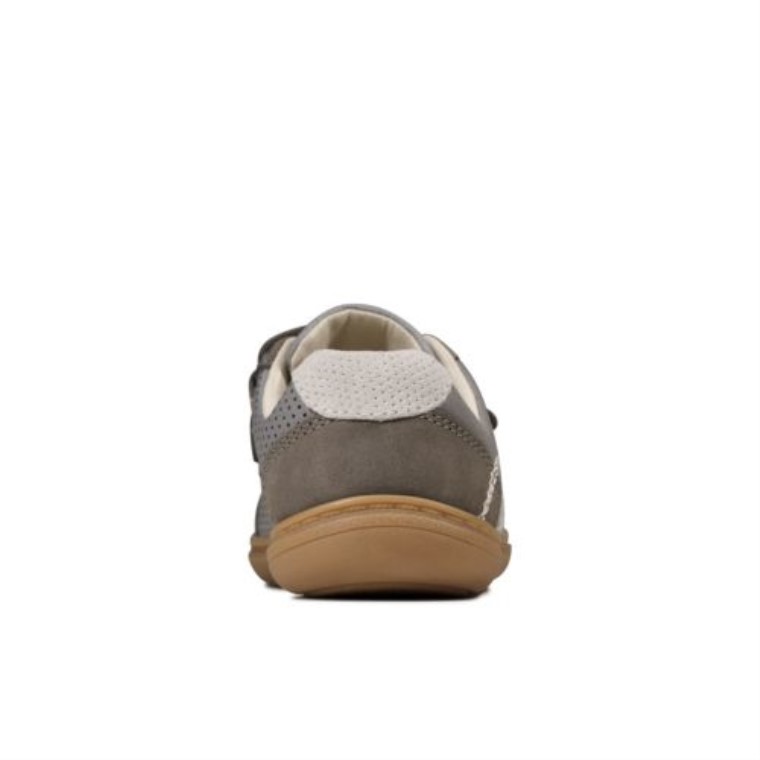Cuero Gris Oscuro Clarks Flash Metra Fst G Fit