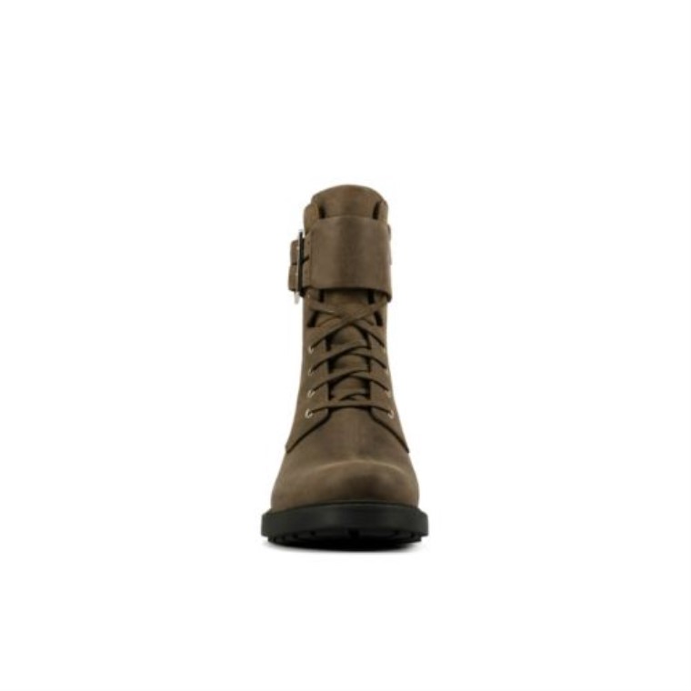 Cuero Oliva Oscuro Clarks Orinoco2 Encaje