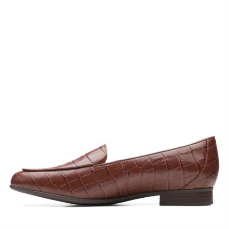 Bronceado Oscuro Cocodrilo Clarks Un Rubor Facilidad