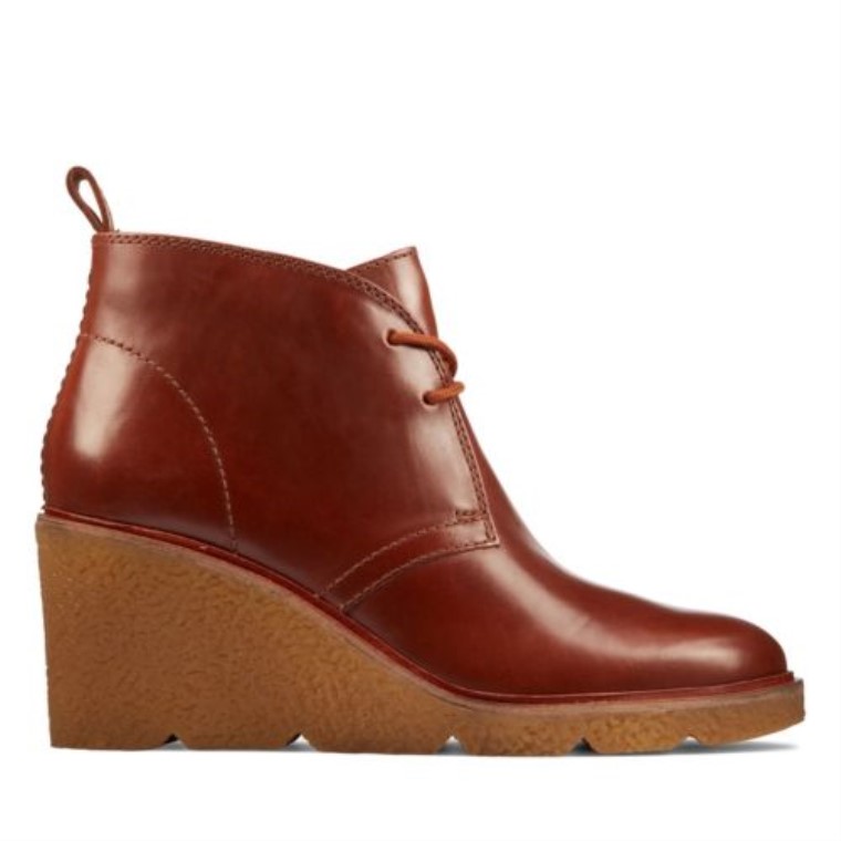 Cuero Marrón Oscuro Clarkford D Bt Clarks