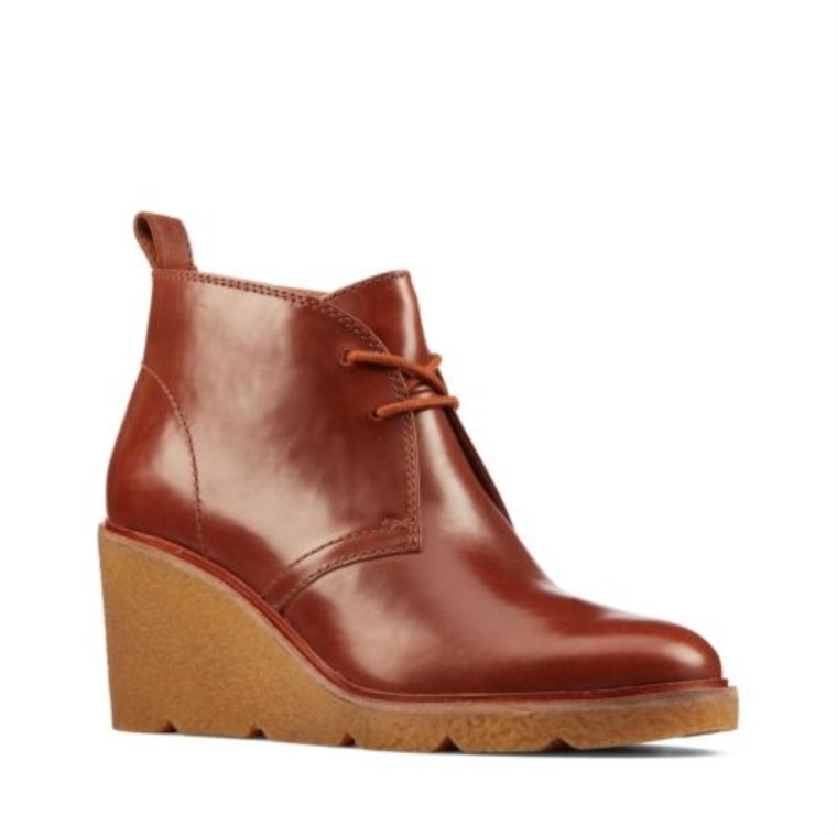 Cuero Marrón Oscuro Clarkford D Bt Clarks