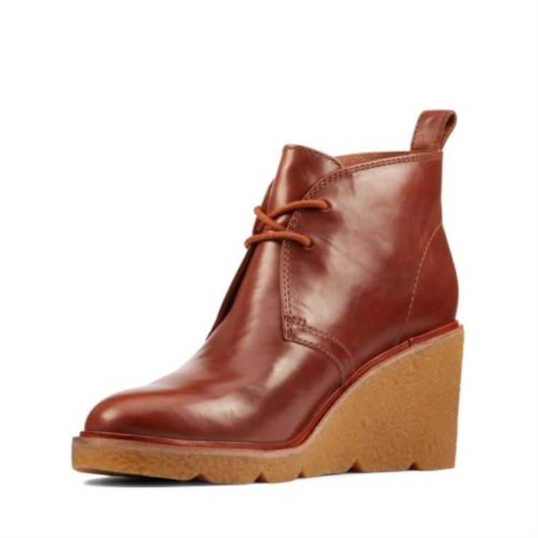 Cuero Marrón Oscuro Clarkford D Bt Clarks