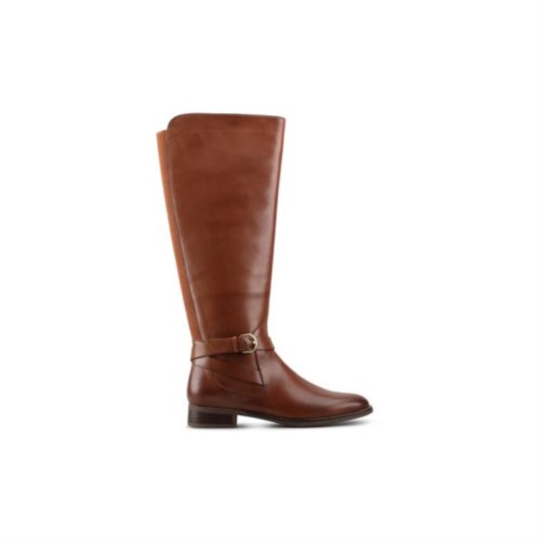 Cuero Marrón Oscuro Clarks Hamble Alto