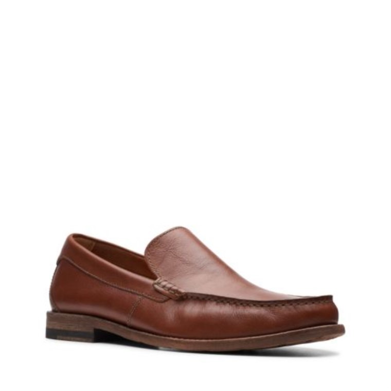 Cuero Marrón Oscuro Clarks Pace Barnes