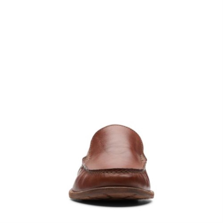 Cuero Marrón Oscuro Clarks Pace Barnes