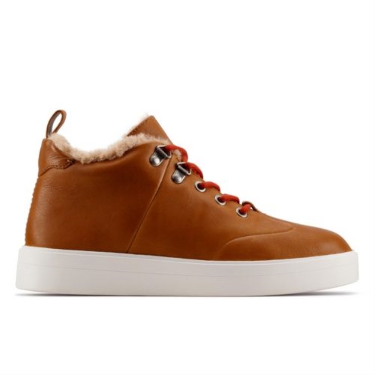 Clarks Héroe Excursionista De Cuero Marrón Oscuro