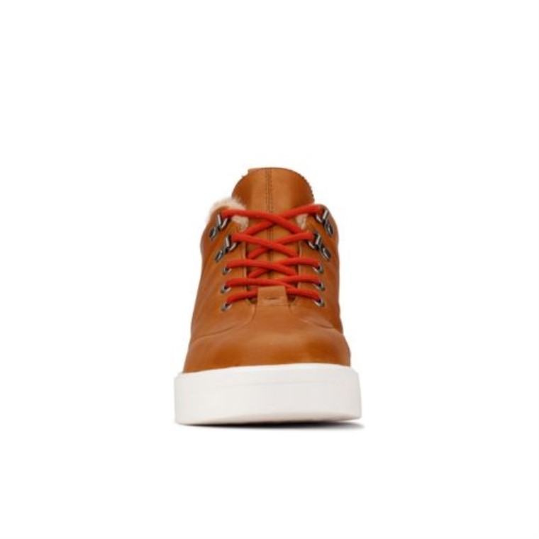 Clarks Héroe Excursionista De Cuero Marrón Oscuro