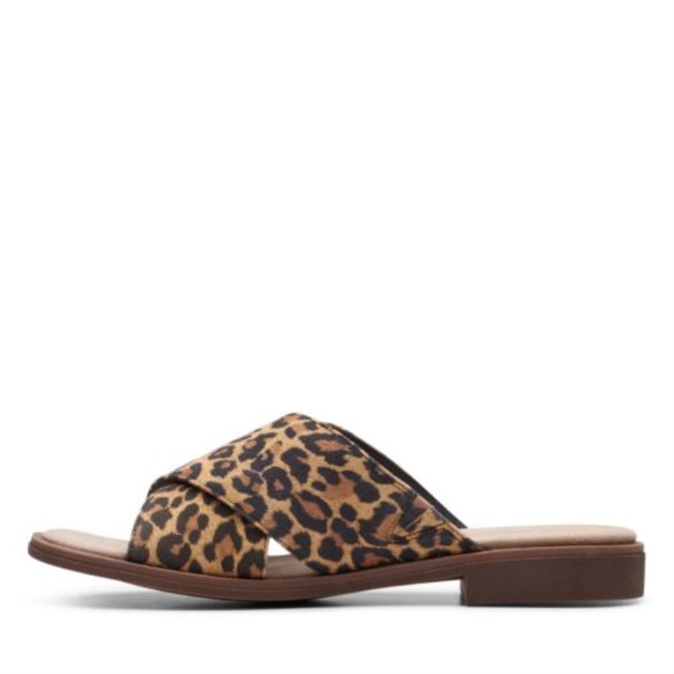 Declan Ivy Clarks Cuero Leopardo Ante