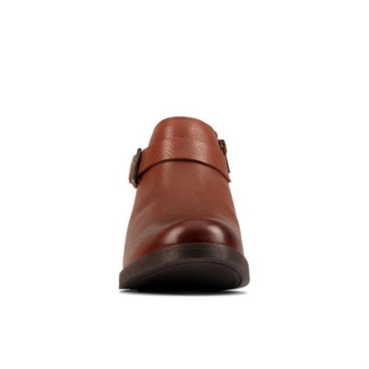 Demi 2 Tonos De Cuero Marrón Oscuro Clarks