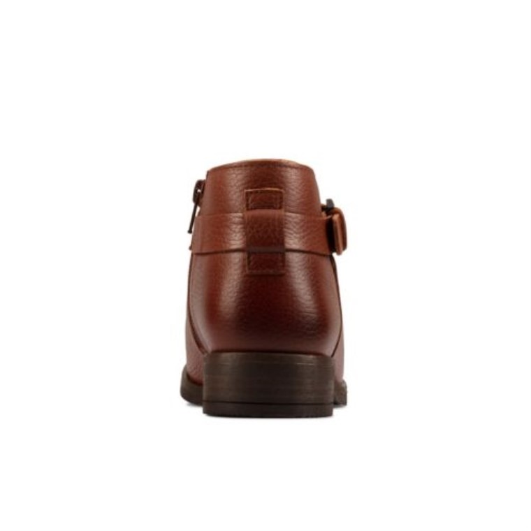 Demi 2 Tonos De Cuero Marrón Oscuro Clarks
