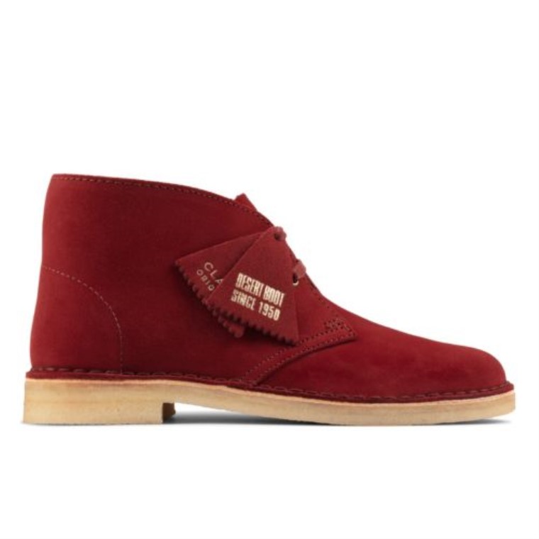 Botas Safari Ante Cereza Clarks