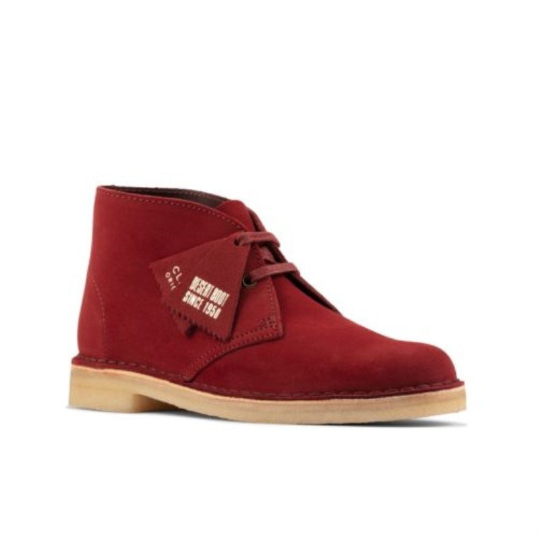 Botas Safari Ante Cereza Clarks