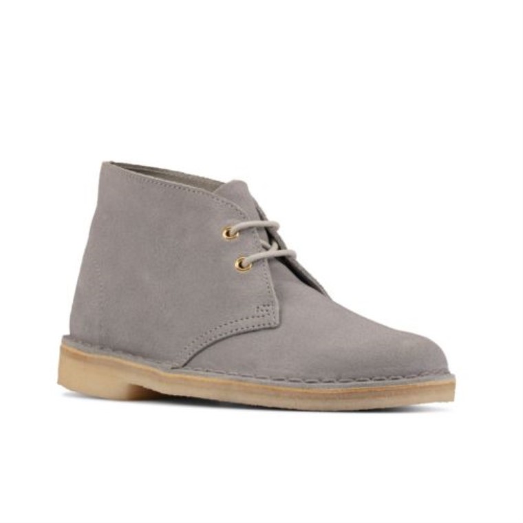 Bota Safari Clarks Azul Gris Ante