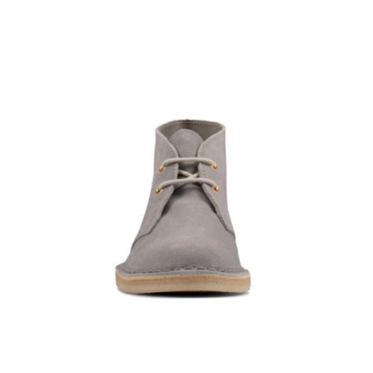 Bota Safari Clarks Azul Gris Ante