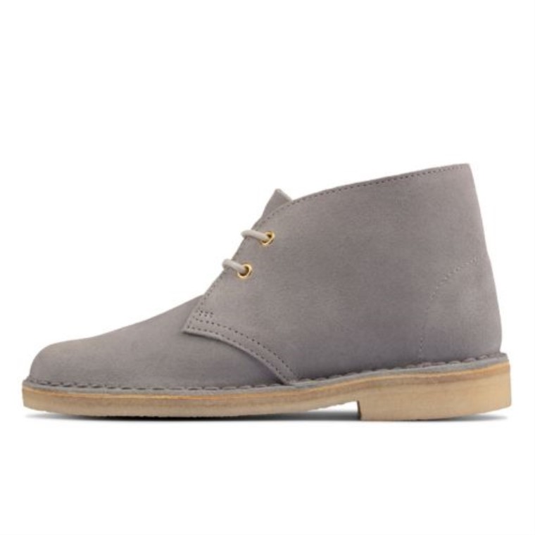 Bota Safari Clarks Azul Gris Ante