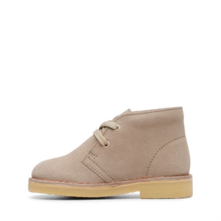 Bota Desert Inf G Fit Sand Suede Clarks