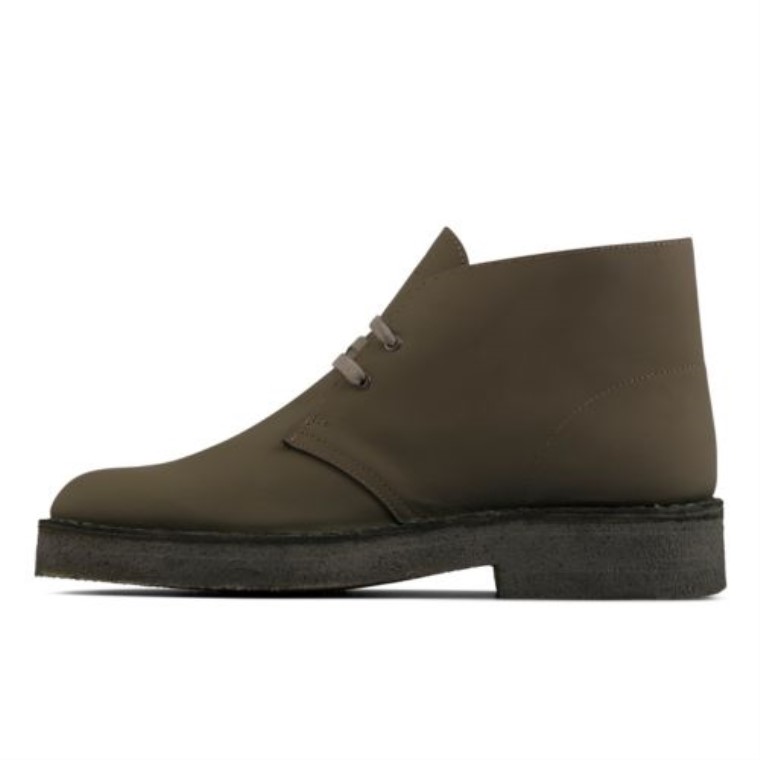 Desert Boot221 Clarks Cuero Verde Oliva