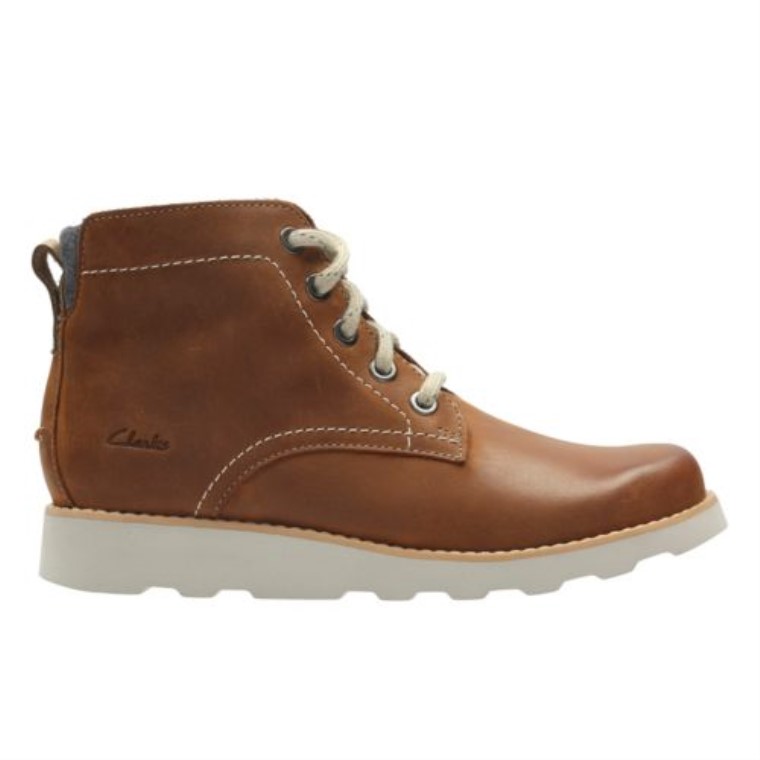 Top Dexy Jnr F Fit Clarks Marrón