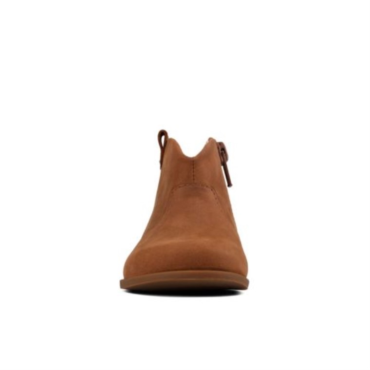 Dibujó Amanecer Fst G Ajuste Clarks Bronceado Cuero