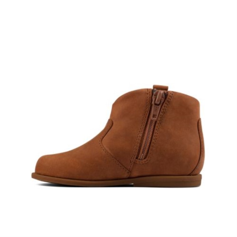 Dibujó Amanecer Fst G Ajuste Clarks Bronceado Cuero