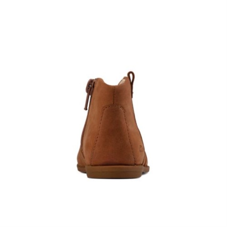 Dibujó Amanecer Fst G Ajuste Clarks Bronceado Cuero