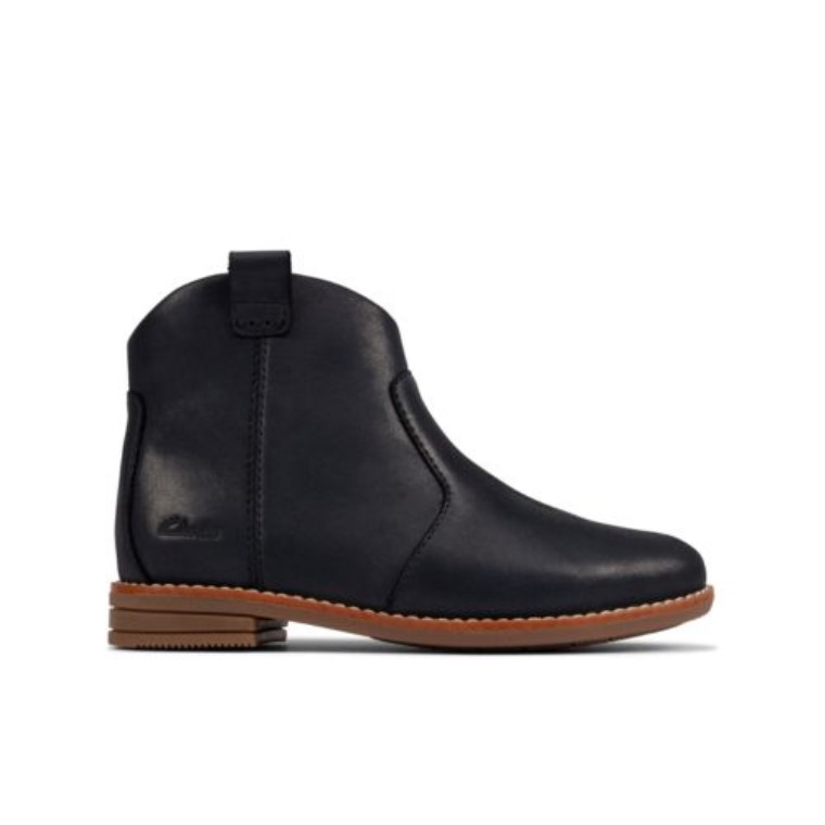 Dibujó Norte Inf F Ajuste Azul Marino Cuero Clarks