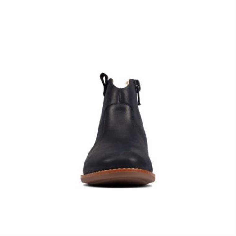 Dibujó Norte Inf F Ajuste Azul Marino Cuero Clarks