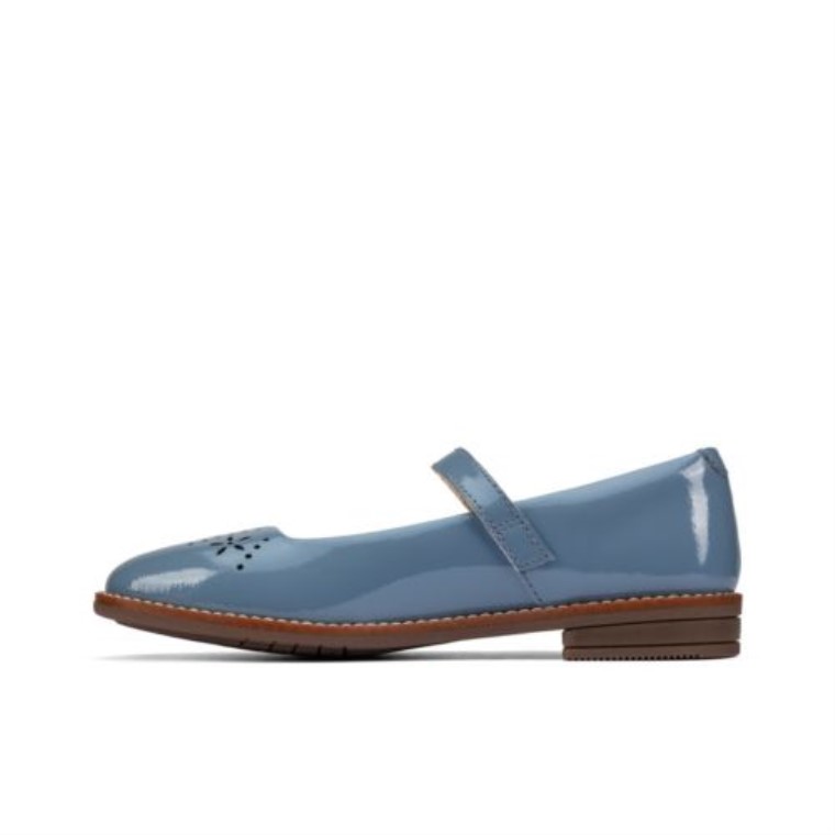 Drew Play Inf F Fit Azul Medio Cuero Clarks
