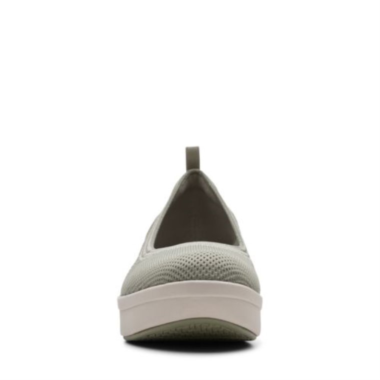 Polvoriento Oliva Textil Clarks Paso Rosa Helecho