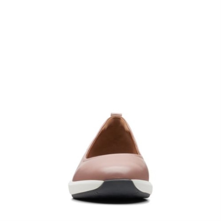 Cuero Rosa Polvoriento Clarks Un Rio Vibe