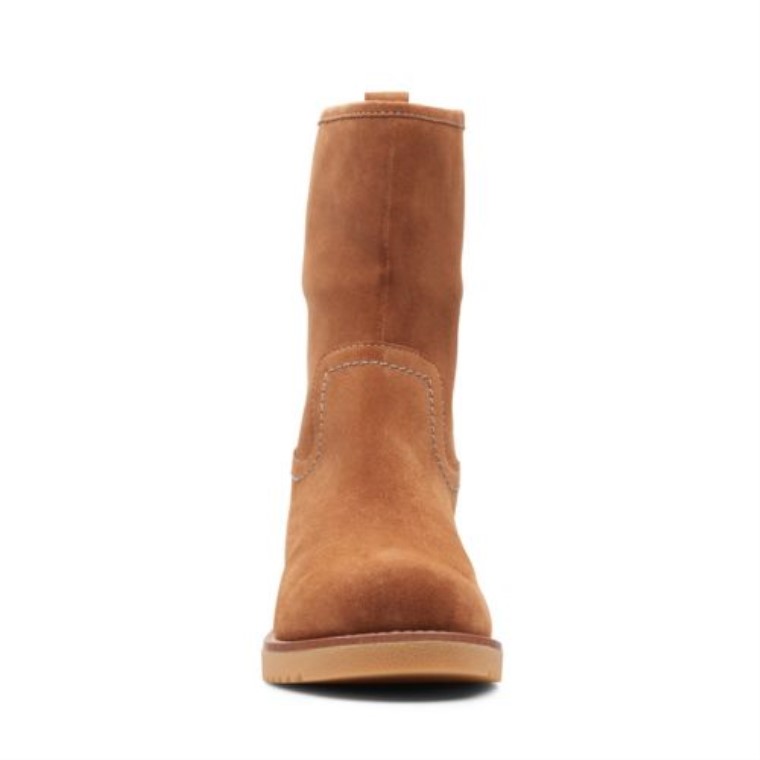 Eden Mid Hi Clarks Ante Tostado Oscuro