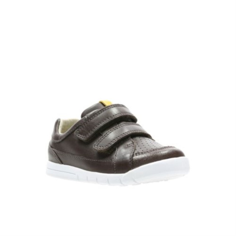 Emery Walk Fst F Fit Clarks Cuero Marrón