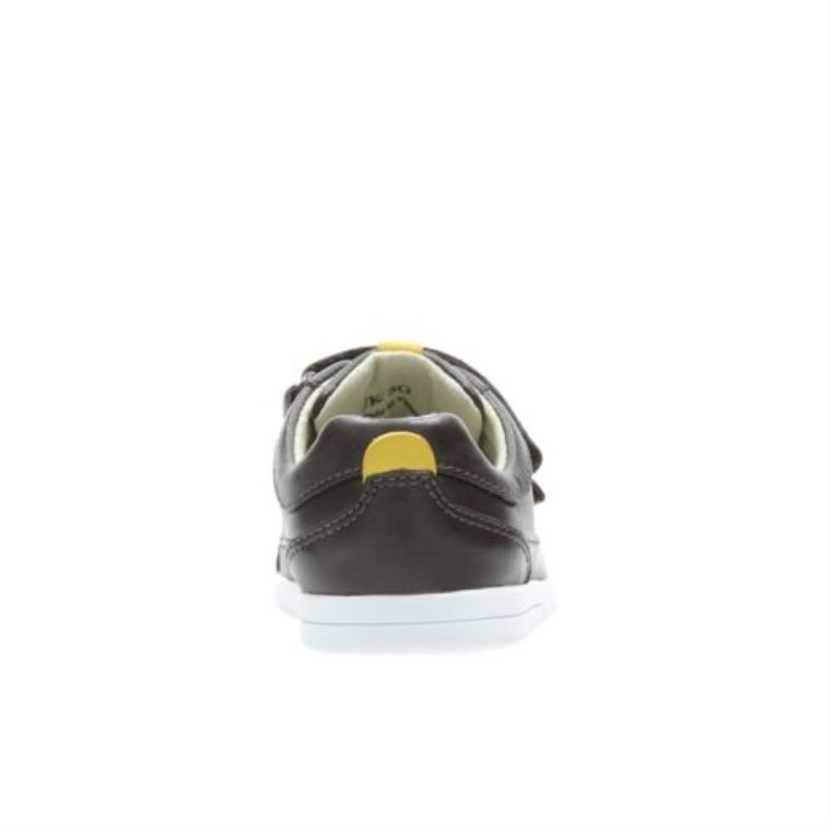 Emery Walk Fst F Fit Clarks Cuero Marrón