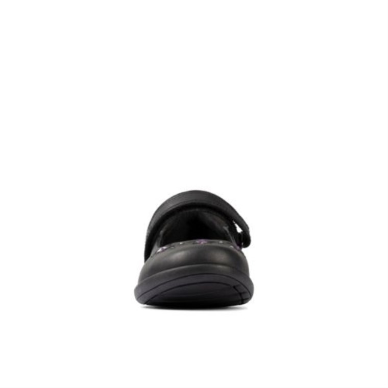 Etch Bright Inf G Fit Clarks Cuero Negro