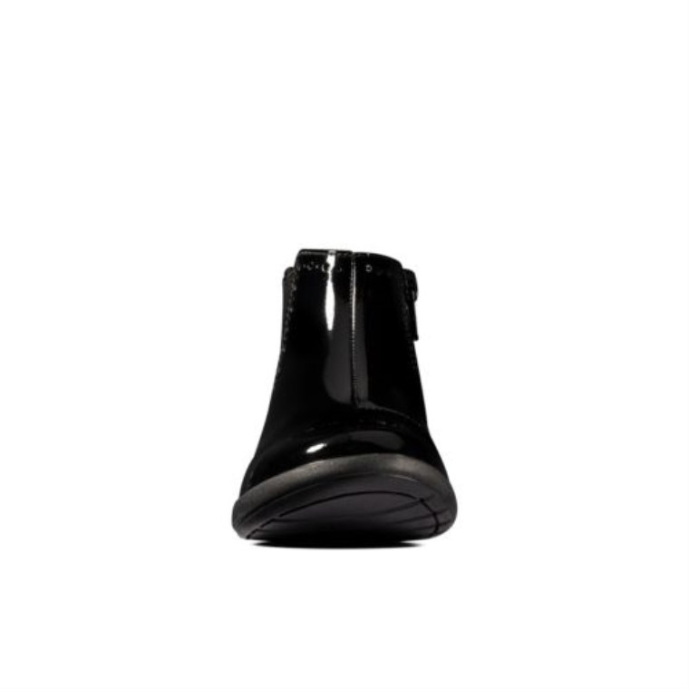 Grabado Forma Inf G Ajuste Clarks Charol Negro