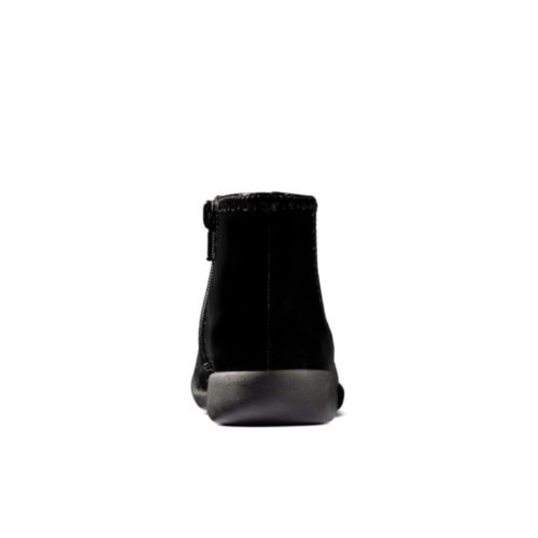 Grabado Forma Inf G Ajuste Clarks Charol Negro