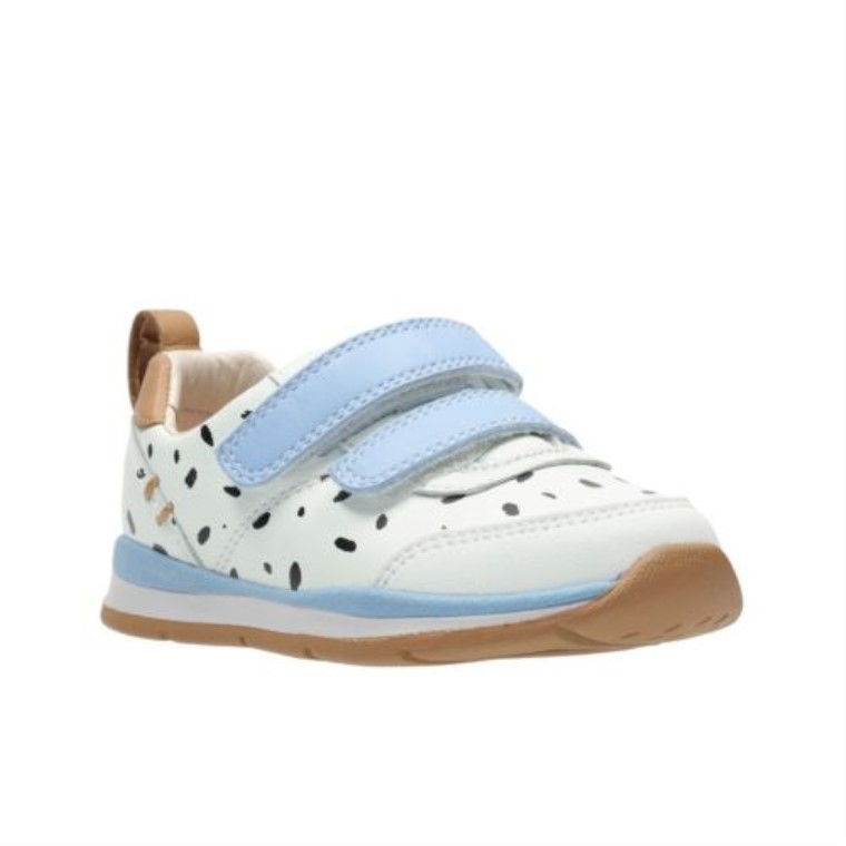 Ferrisvibe Fst F Fit Clarks Cuero Combinado Blanco