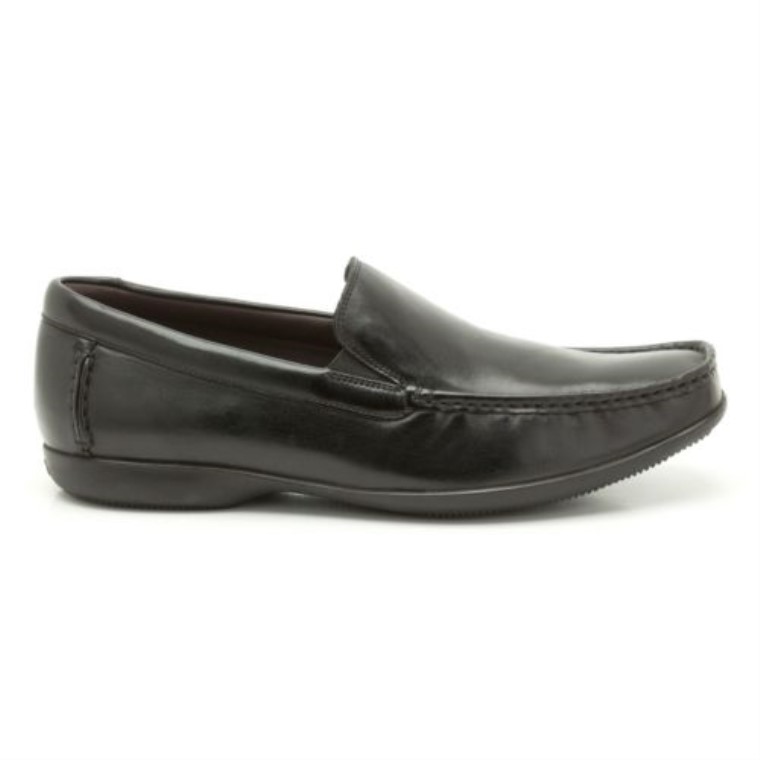 Más Fino Sol Clarks Cuero Negro