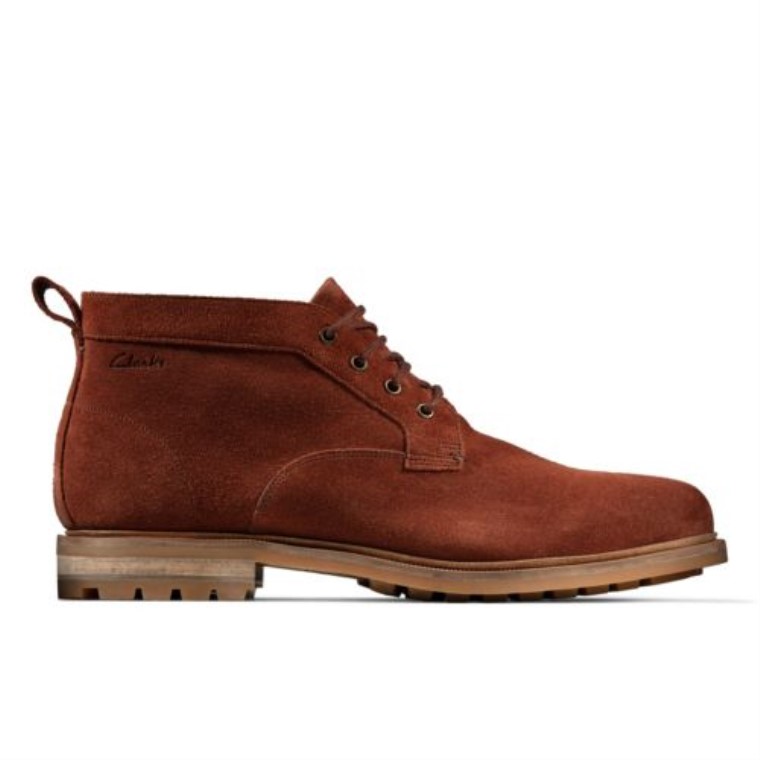 Foxwell Mid Clarks Gamuza Bronceada Británica