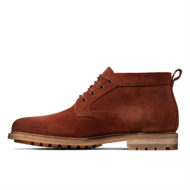 Foxwell Mid Clarks Gamuza Bronceada Británica