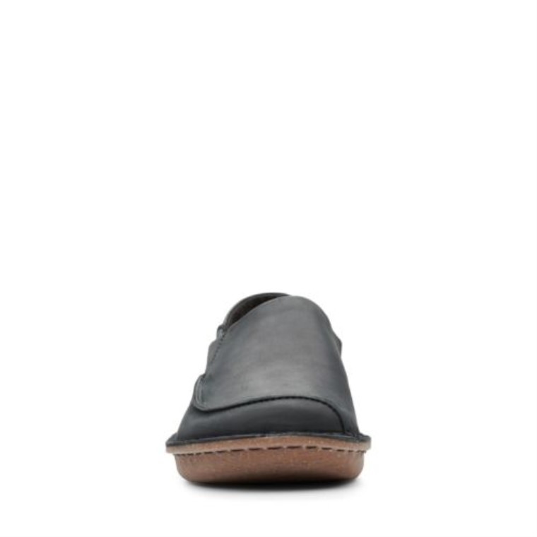 Divertido Ny Go Clarks Cuero Negro