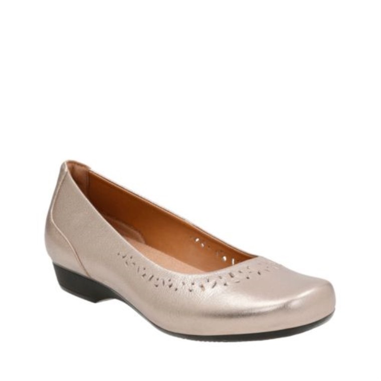 Oro Metalizado Clarks Blanche Garryn