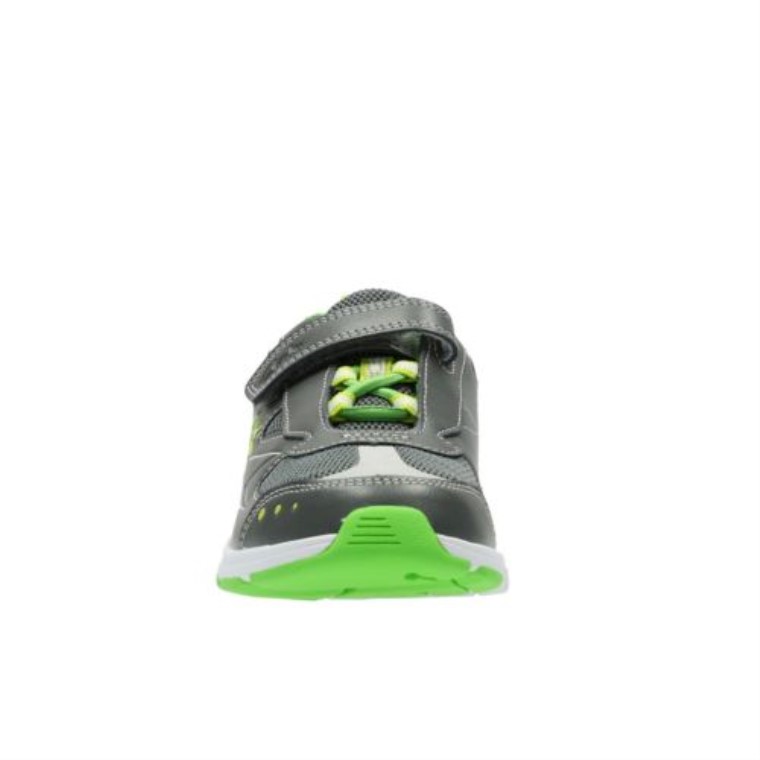 Gris Clarks Reflectpop Jnr Ajustar F